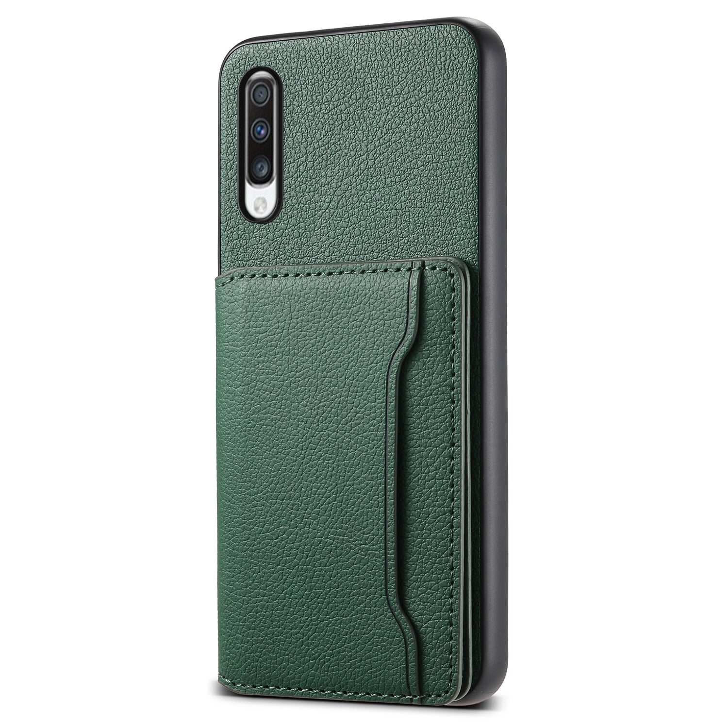 For Samsung Galaxy A70 Case Card Slots TPU+PC+PU Kickstand Phone Cover For Samsung Galaxy A70 Case Card Slots TPU+PC+PU Kickstand Phone Cover